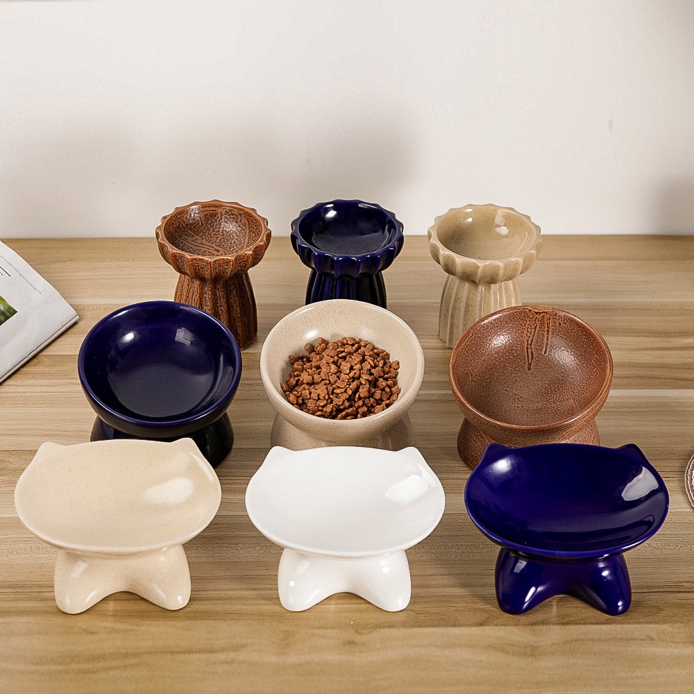 raised feeding bowls