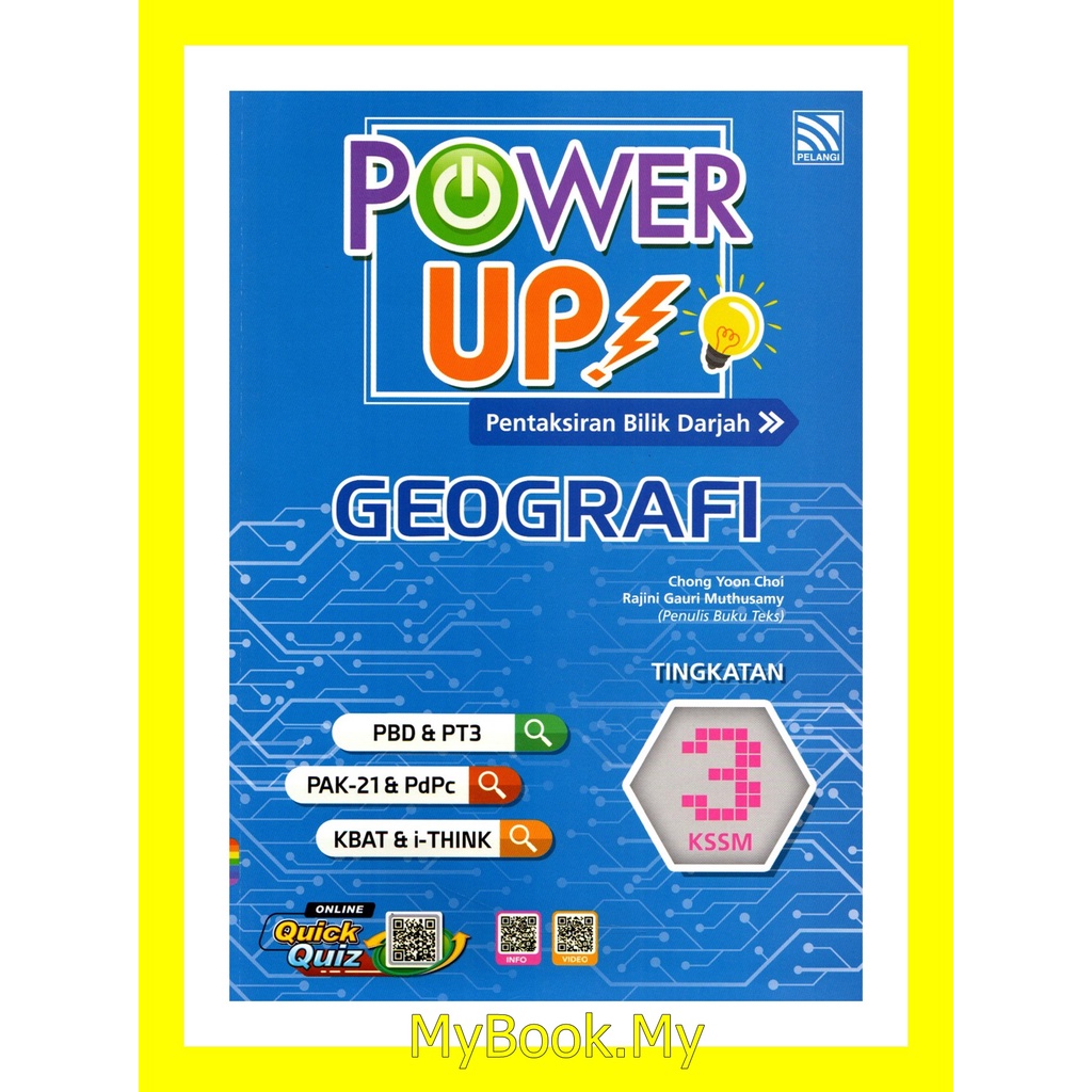 Myb Buku Latihan Kssm Tingkatan 3 Geografi Pelangi Shopee Malaysia