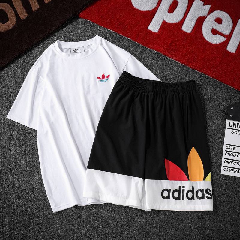 adidas logo suit