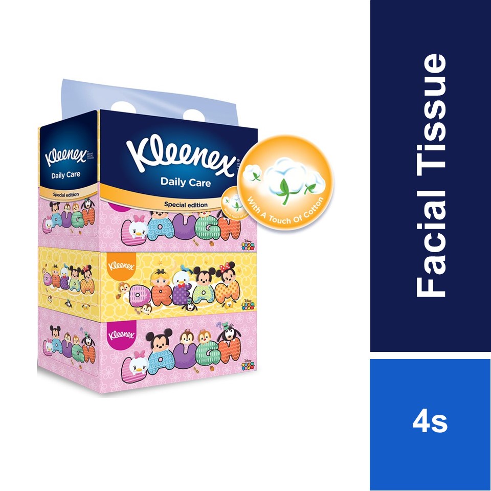 KLEENEX Disney Facial Tissue 4x150s Shopee Malaysia