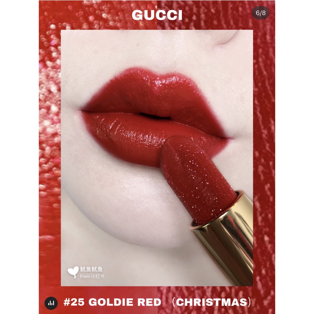 gucci christmas lipstick