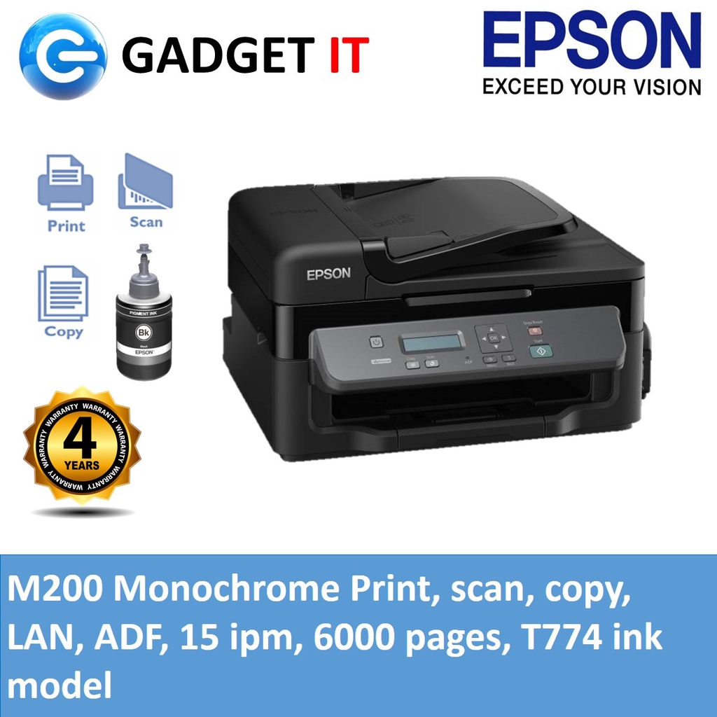 epson m200 ink bottle original