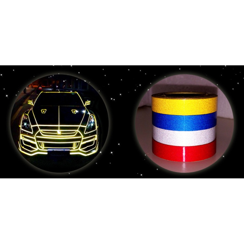 5 Meter 1CM Car Sticker Lining Reflection Stiker Lining Kereta Pantulan