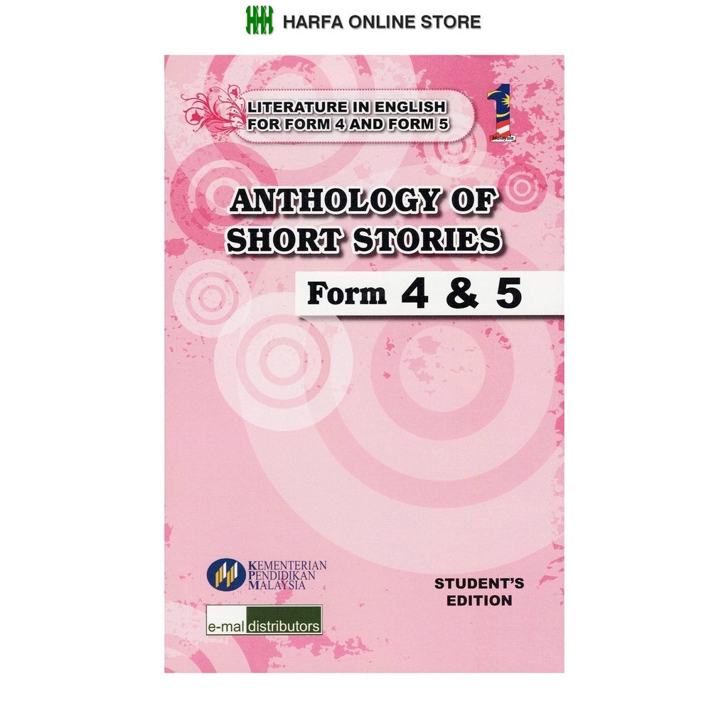 Anthology Of Short Stories Form 4 & Form 5 Text Book (English