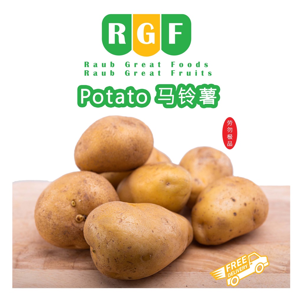 Fresh Potato Ubi Kentang 480g 2 4 Pieces Shopee Malaysia