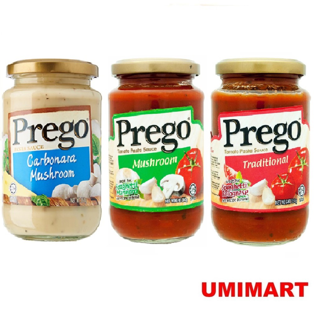 Prego Pasta Sauce 665g 680g Traditional Tomato Tomato Mushroom Carbonana Mushroom Shopee Malaysia