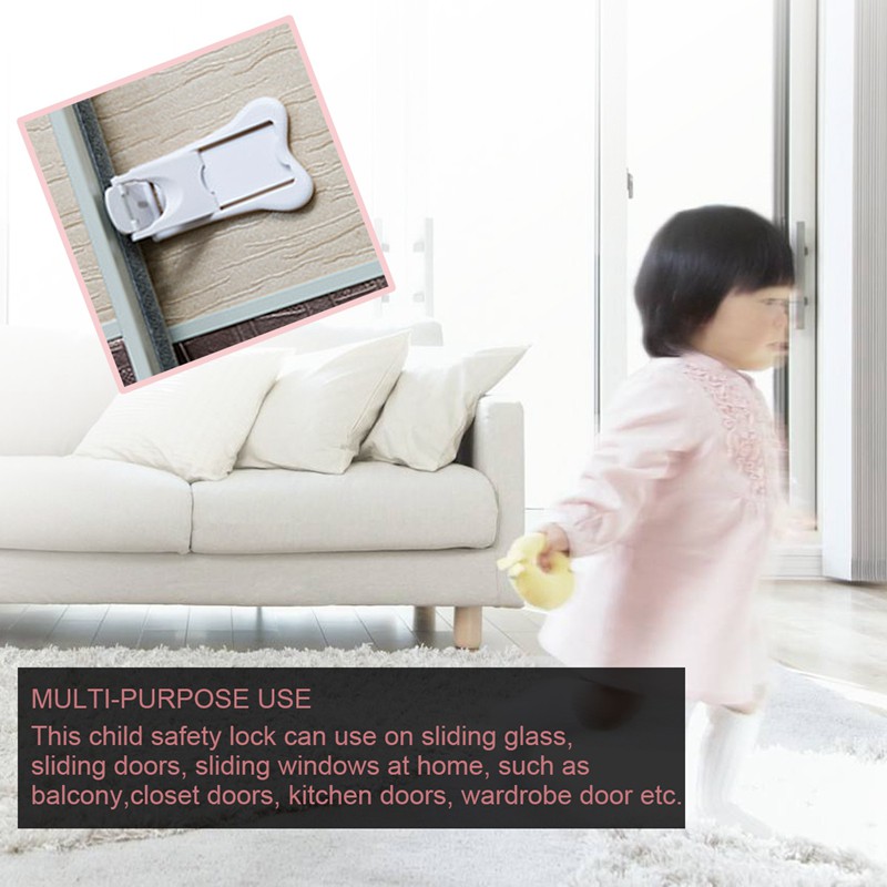 Sliding Door Lock For Child Safety Baby Proof Lock Shopee Malaysia