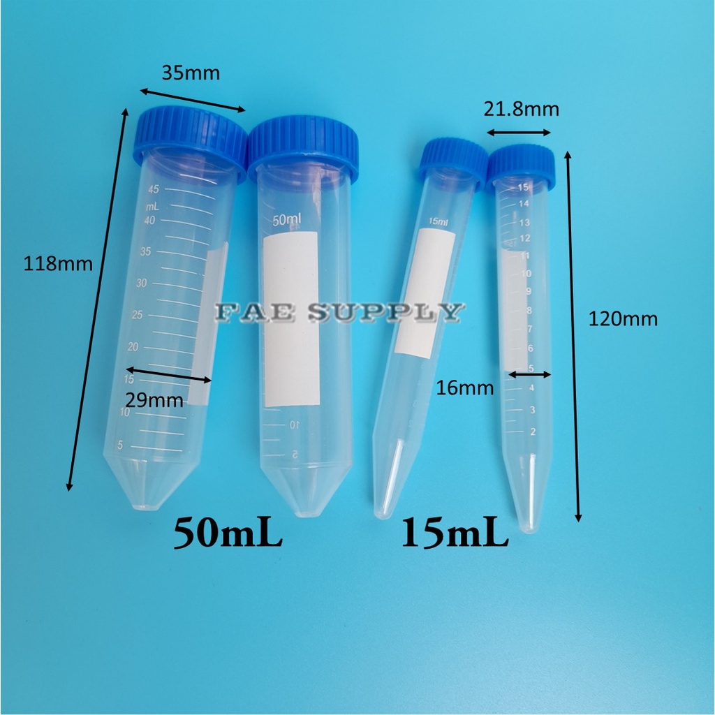 Falcon® 15 ML Polystyrene Centrifuge Tube, Conical Bottom,, 40% OFF