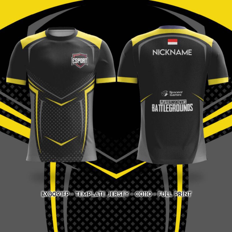 jersey esport pubg