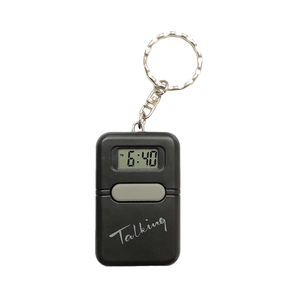 Talking Key chain / clock for Blind people TW6685 Black Shopee Malaysia