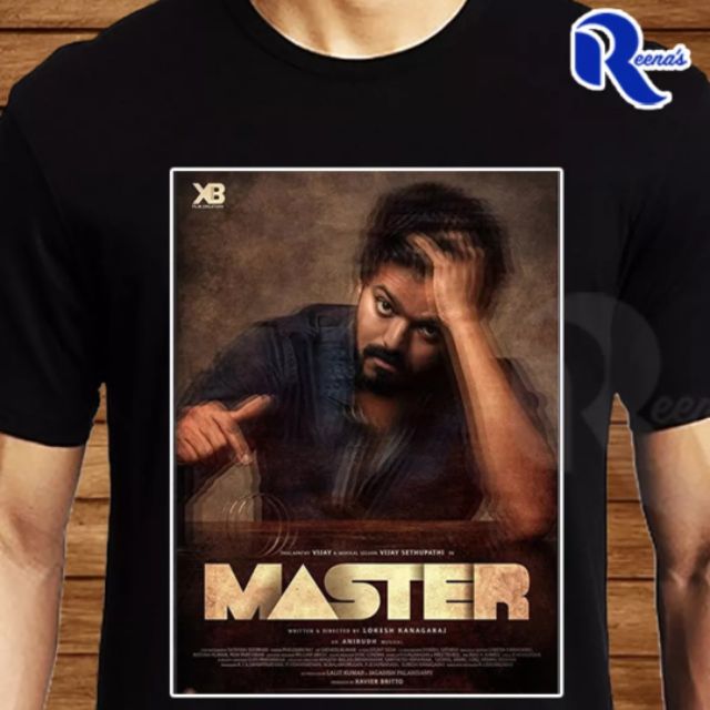 Master Vijay tshirt in Malaysia / thalapathy vijay tshirt ...