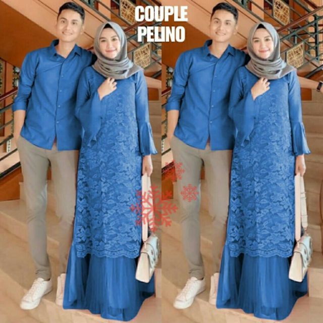 Baju Kurung Couple Kemeja Lengan Panjang Fit L Indo Design Biru Pink Peach Cream Hijau Tosca Kuning Merah Kelabu Shopee Malaysia