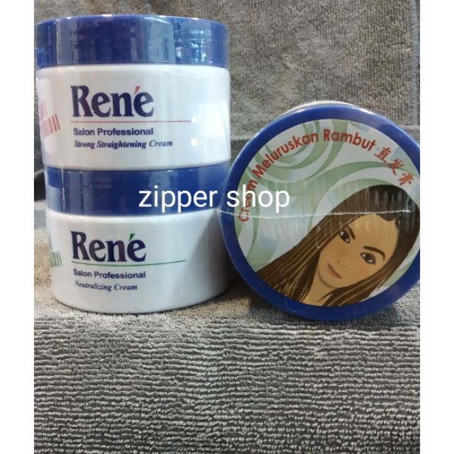 Rene Strong straightening Cream 120ml original Ubat  