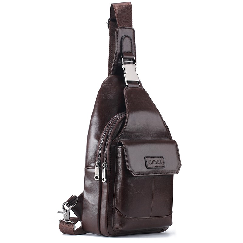 chest bag leather