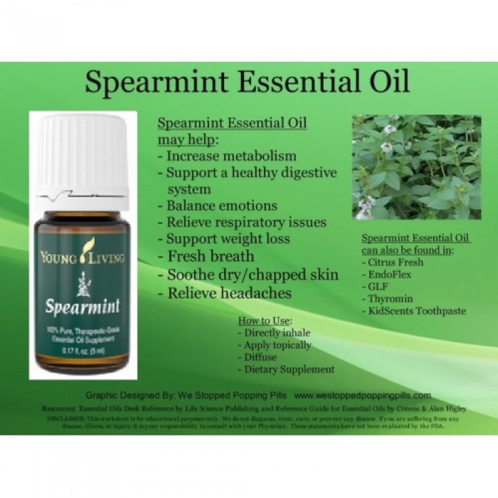 Young Living Spearmint Essential Oil 5 Ml Shopee Malaysia