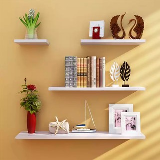  Rak  TV  Dinding Sky Floating  Wall Shelf With Metal 