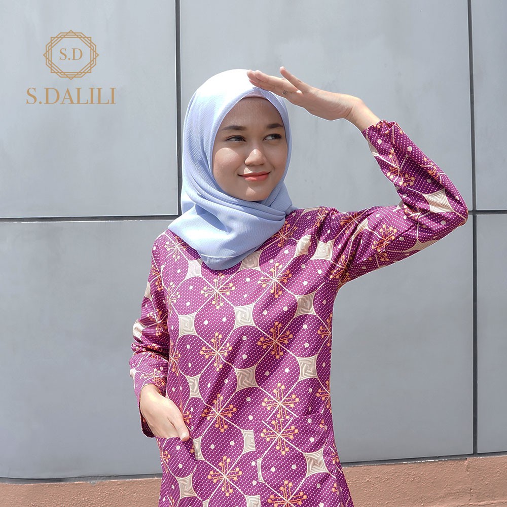 S DALILI Kurung  Kedah  Poket  Rosie COTTON READY STOCK 