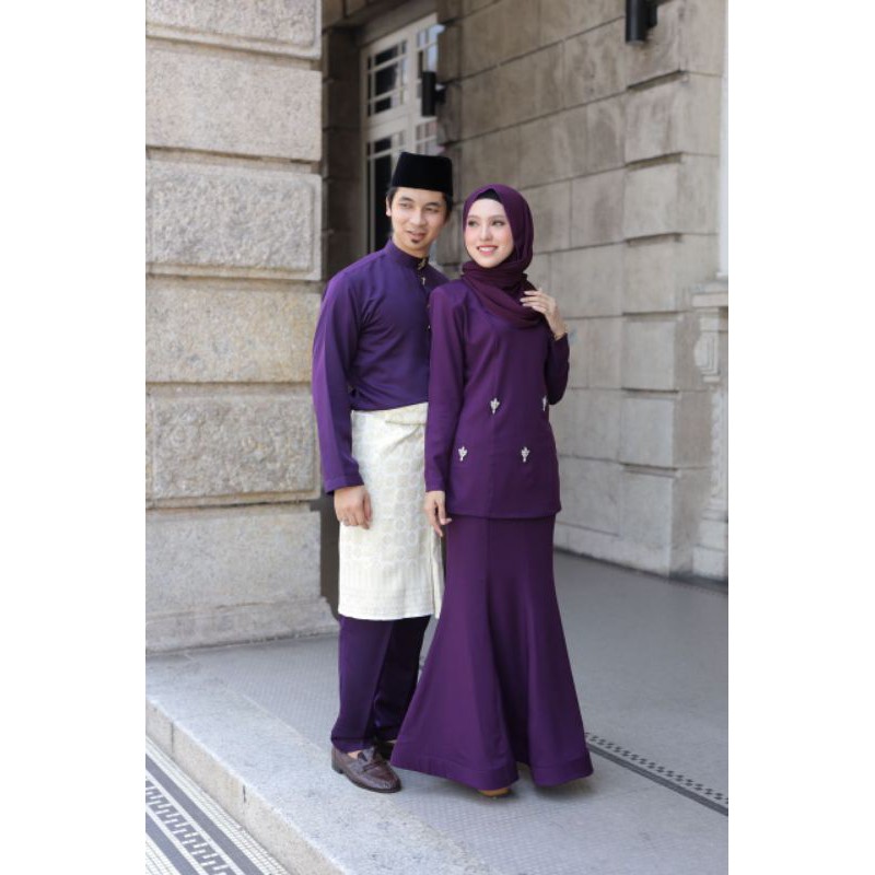 Buy Kurung Baju Nikah Dan Tunang Dark Purple Seetracker Malaysia