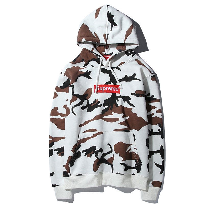 supreme hoodie white camo