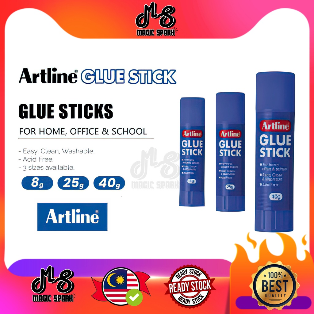 Artline Glue Stick 8g 25g 40g Shopee Malaysia