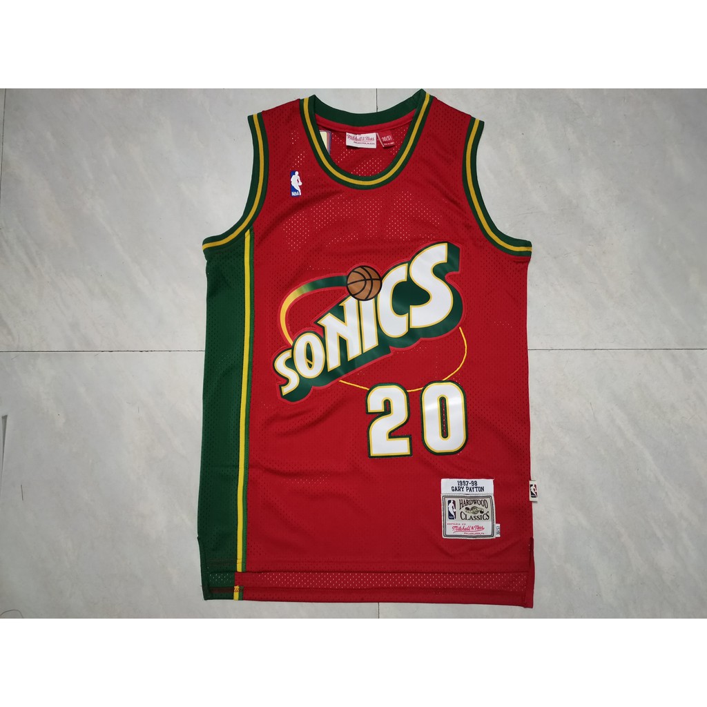 Nike sports basketball jersey sonics 20 