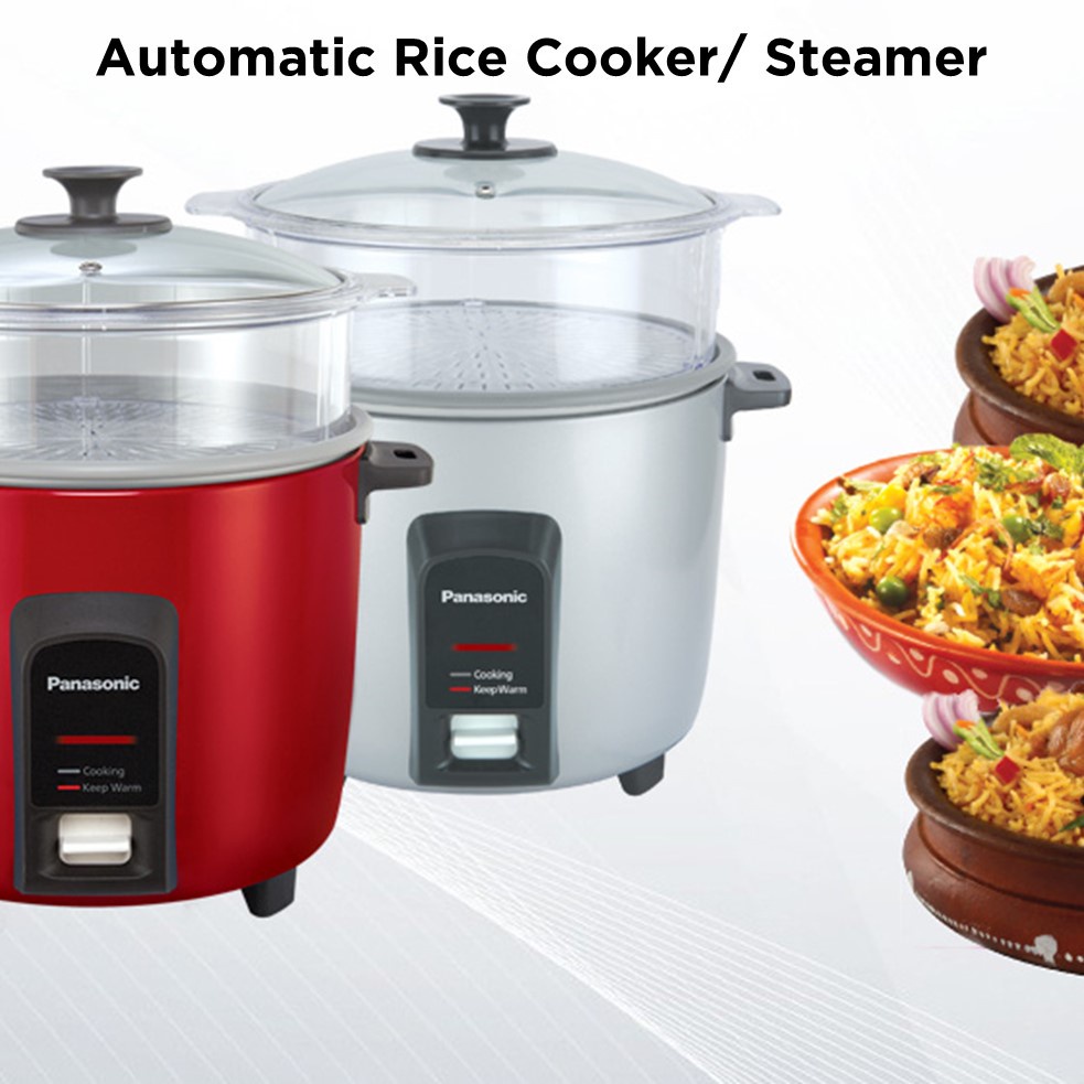 PANASONIC SRY22FGJ Rice Cooker 2.2L 2 Dish SRY22FGJRSK Steam Basket