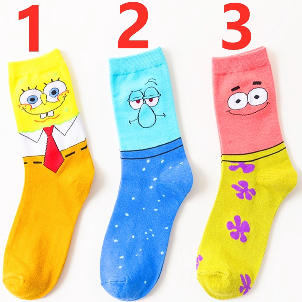 kyrie socks spongebob