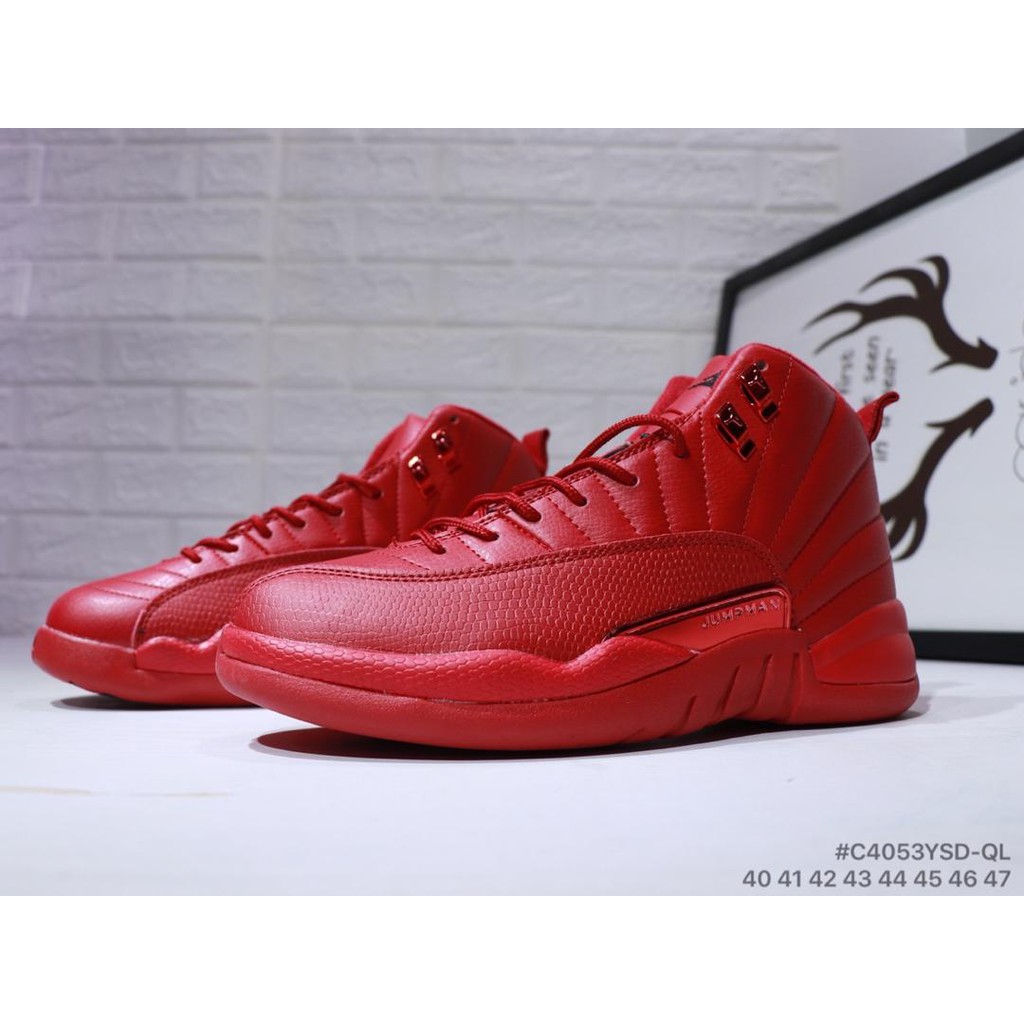 jordan 12 basketball leather