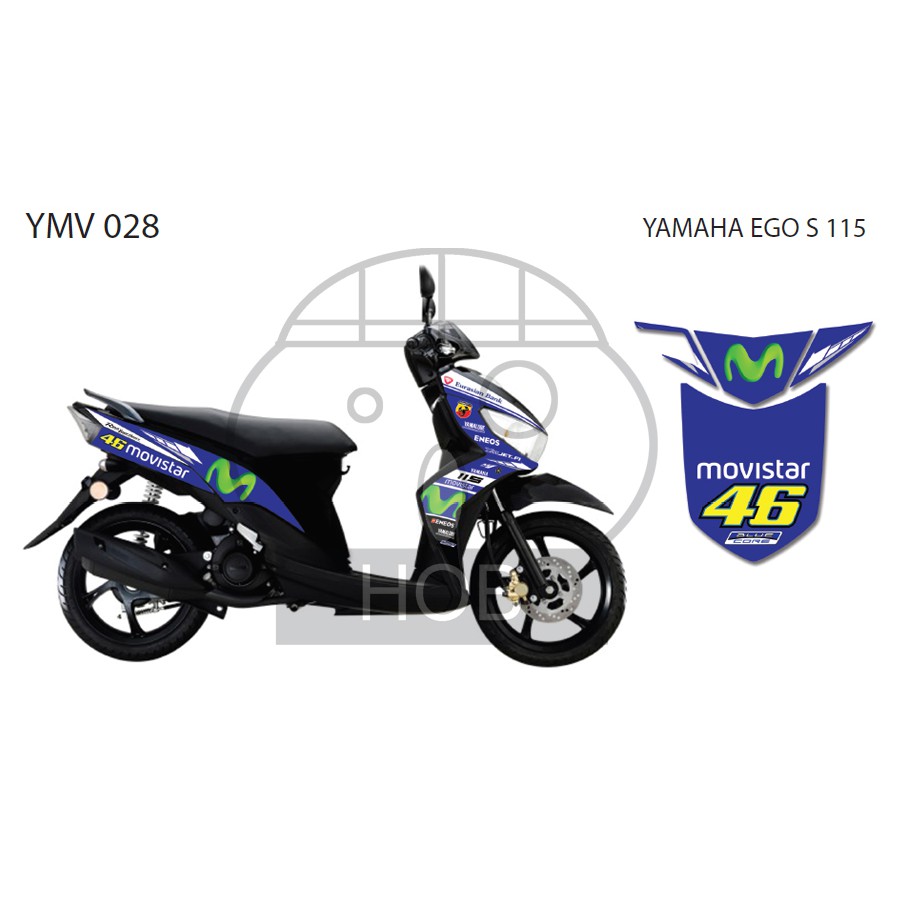 Yamaha EGO S 115 Movistar Sticker | Shopee Malaysia