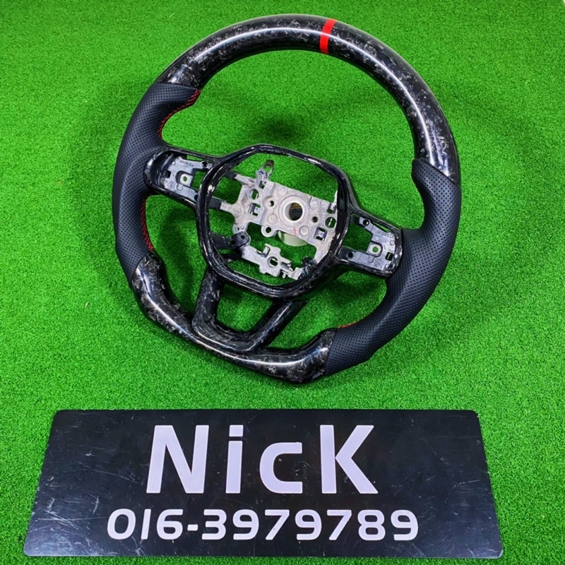 Honda Civic 11th Gen FE Carbon fiber steering wheel Shopee Malaysia