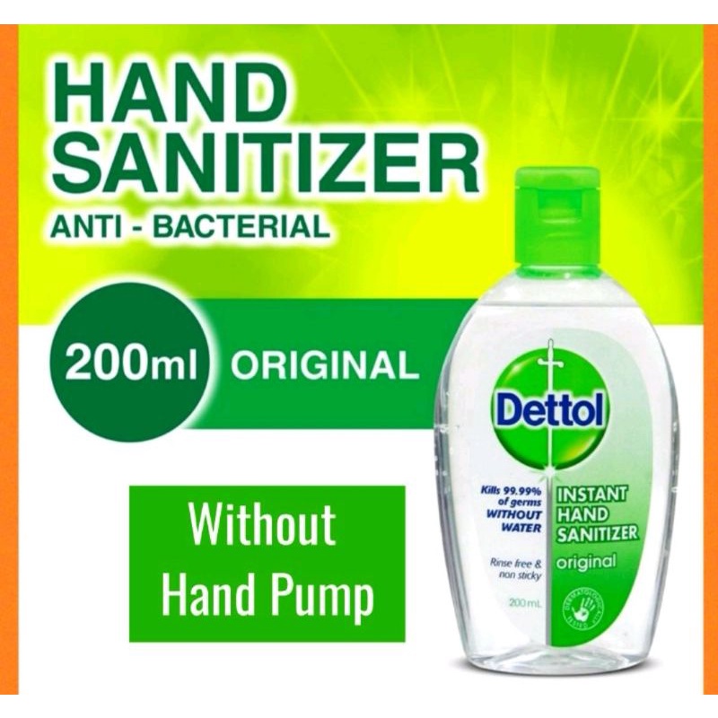 Dettol Hand Sanitizer Original 200ml Shopee Malaysia