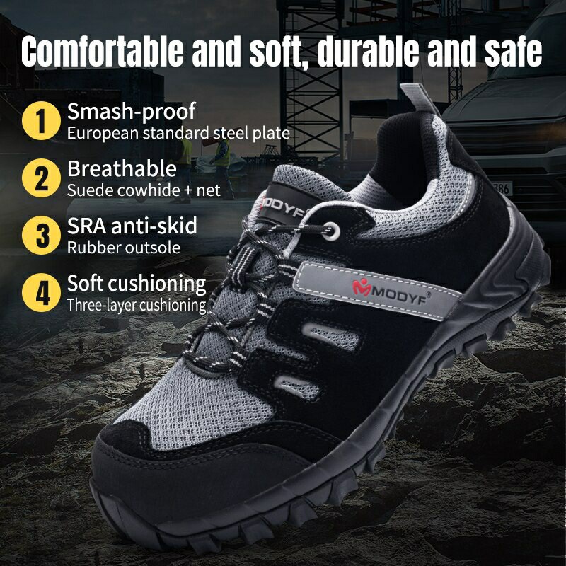 comfortable breathable work shoes