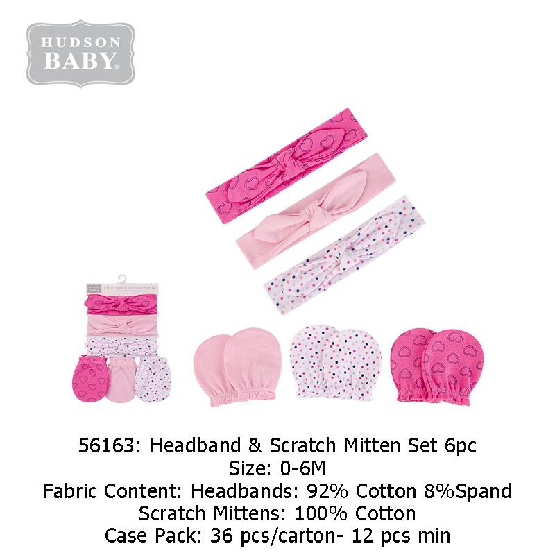 Hudson Headband & Scratch Mitten set 6pc 56163 Shopee Malaysia
