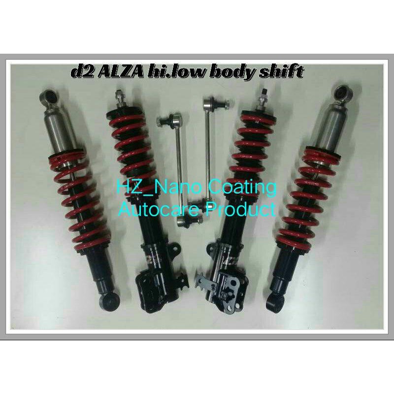 PERODUA ALZA D2 HI/LOW BODY SHIFT ADJUSTABLE & ABSORBER Shopee Malaysia