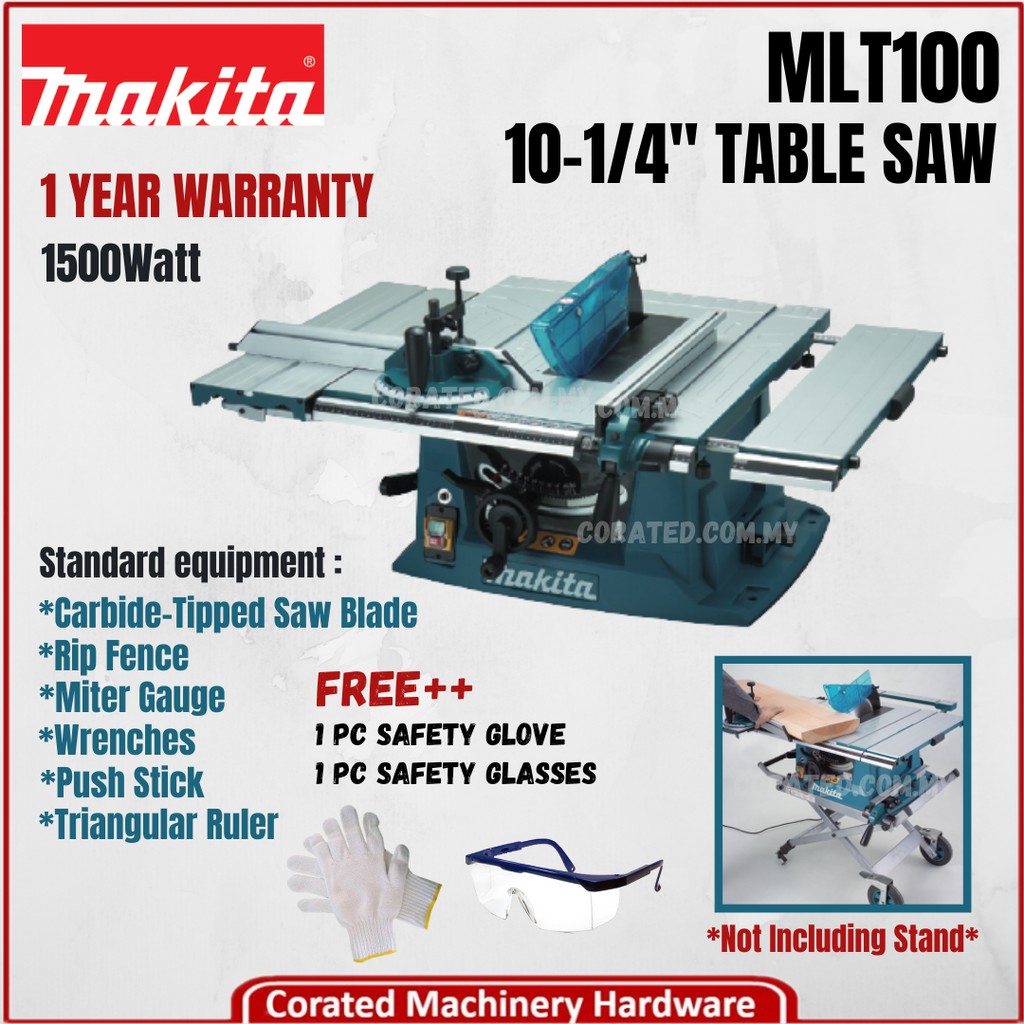 [CORATED] Makita Table Saw MLT100 260mm (101/4") 1500Watt (1 Year