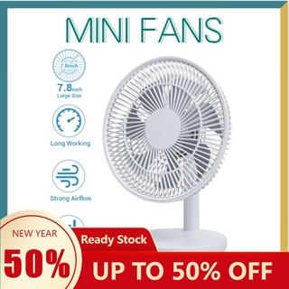 Mini fan  Table Fan Rechargeable fan Better Cooling  Perfect Portable fanUSB Desk Fan  for Home Office Bedroom 4 Speeds