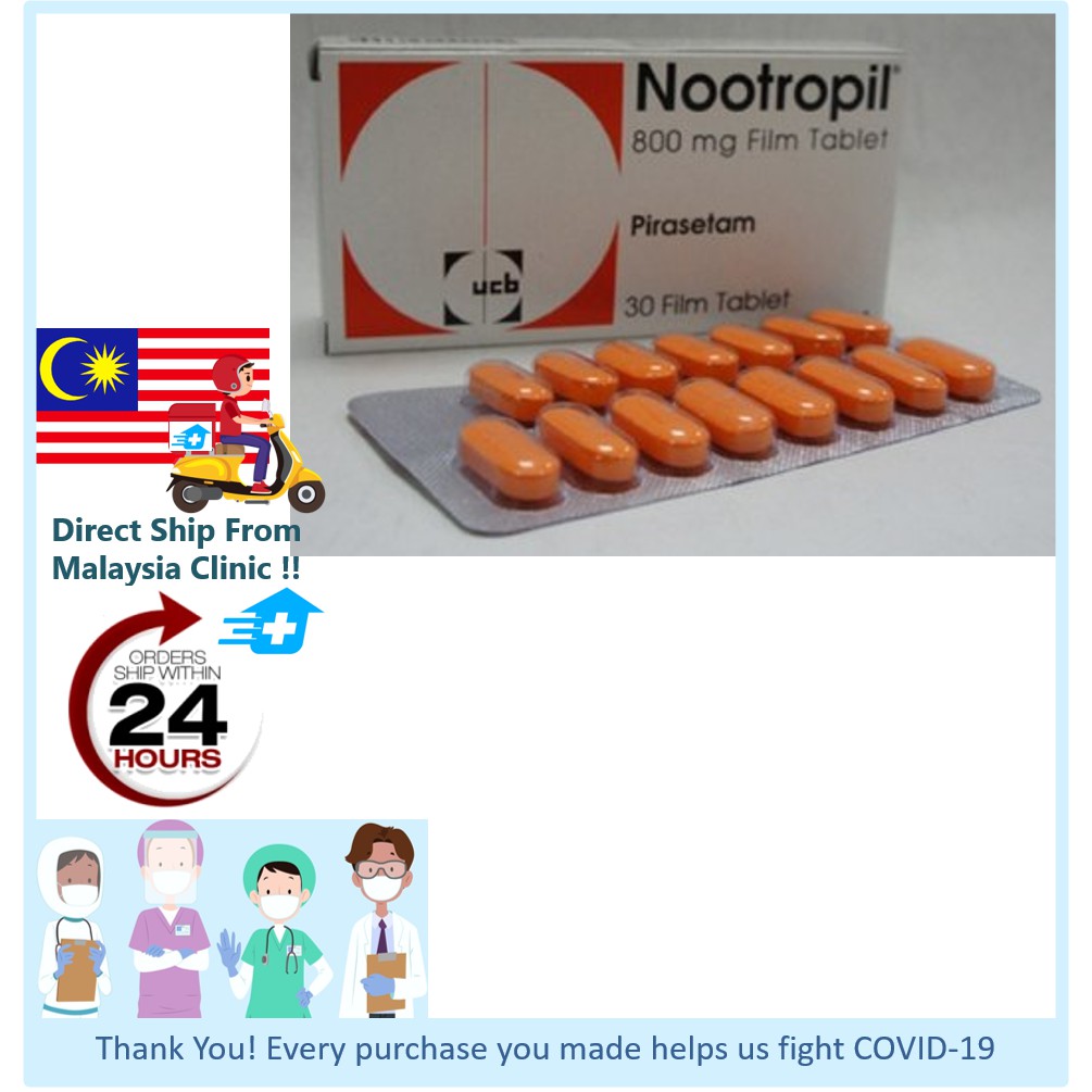 Nootropil 800mg Piracetam Tab 15 S 1 Strip Shopee Malaysia