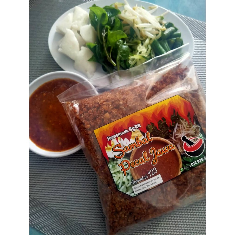 Hot Item Sambal Pecal Jawa Sambal Pecal Resepi Tradisional Kuah Pecal