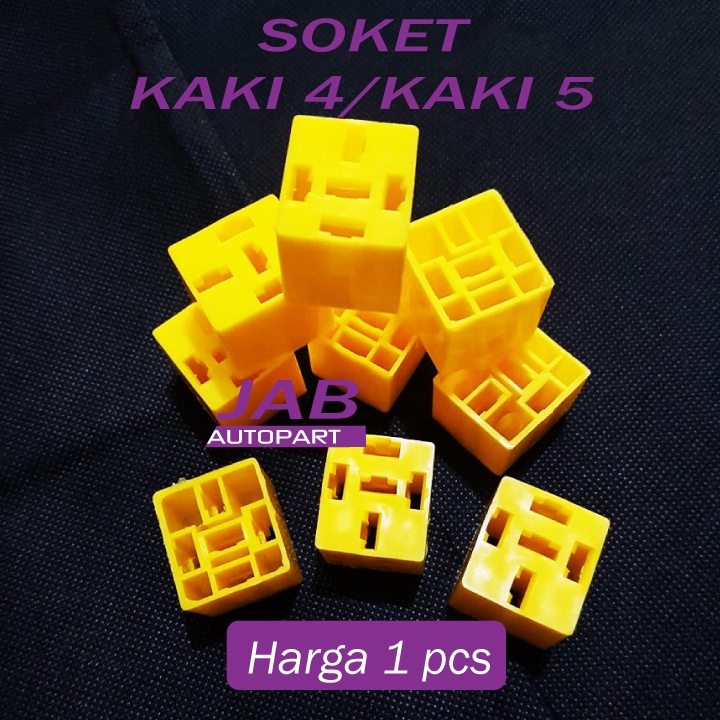 Socket Housing Socket Box Horn Relay Box 4 Pin/ 5 Pin Horn Kereta