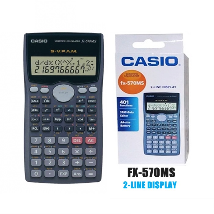 Casio Scientific Calculator FX570MS Model with 401 Functions(OEM