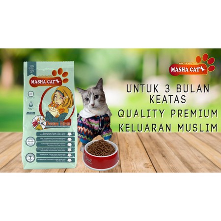 Buy New Premium Masha Cat Food 7KG ORIGINAL PACK  SeeTracker Malaysia