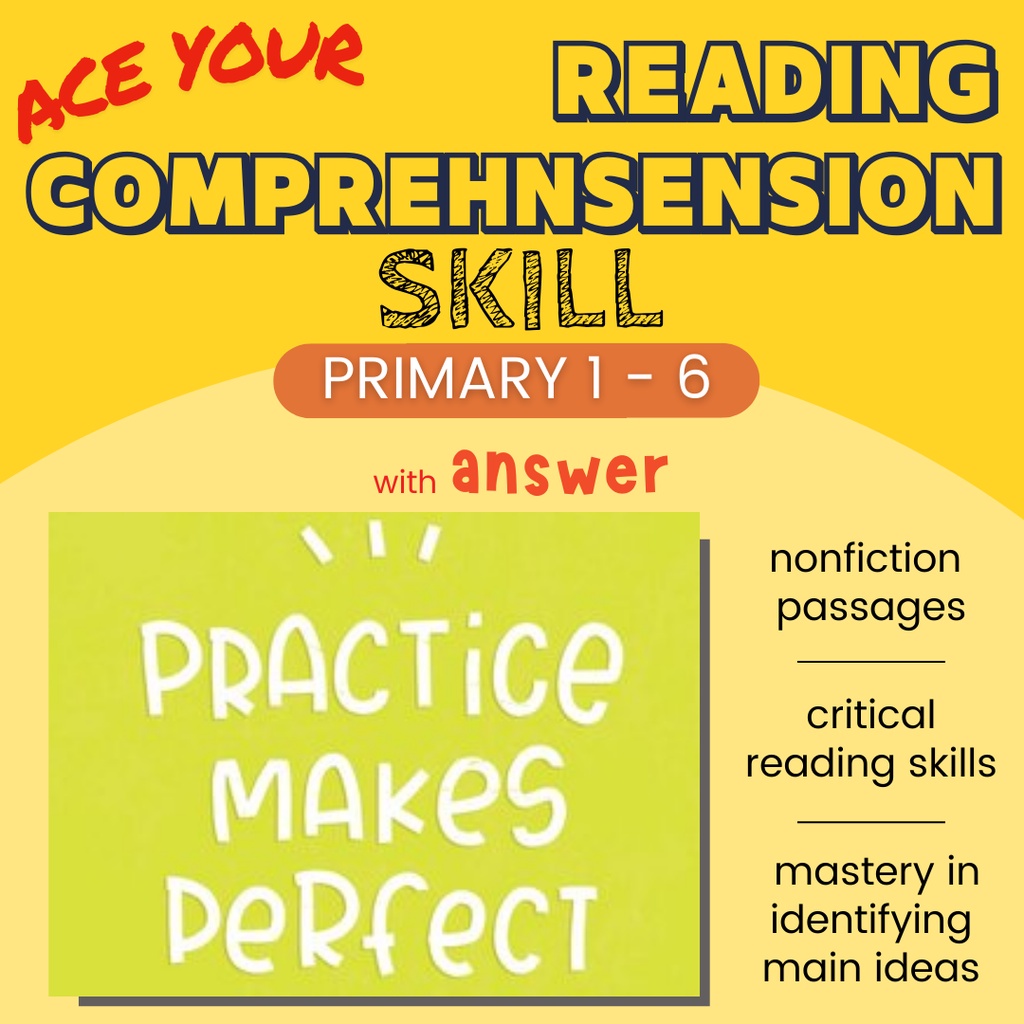 P13 English Comprehension Skills + Answer Primary English Reading ...