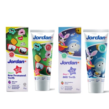 JORDAN TOOTHPASTE STEP 1 Or STEP 2 75g | Shopee Malaysia