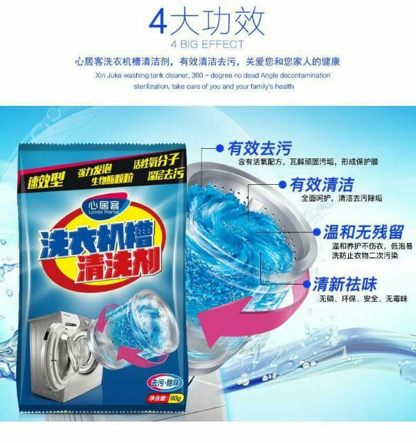 Washing Machine Cleaner (1 packet)