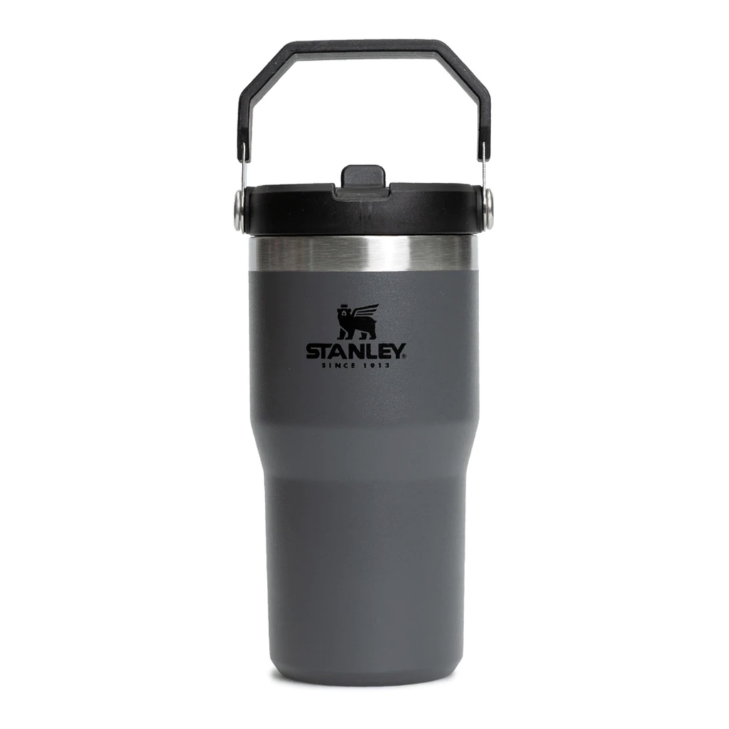 STANLEY ICE FLOW FLIP STRAW TUMBLER 20OZ Charcoal (Black color