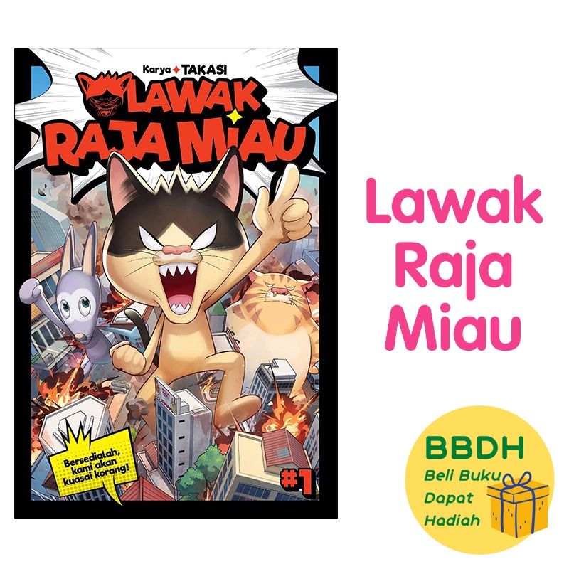 【Jombuku】LAWAK RAJA MIAU 1-6 - Kadokawa Gempak Starz【BBDH】