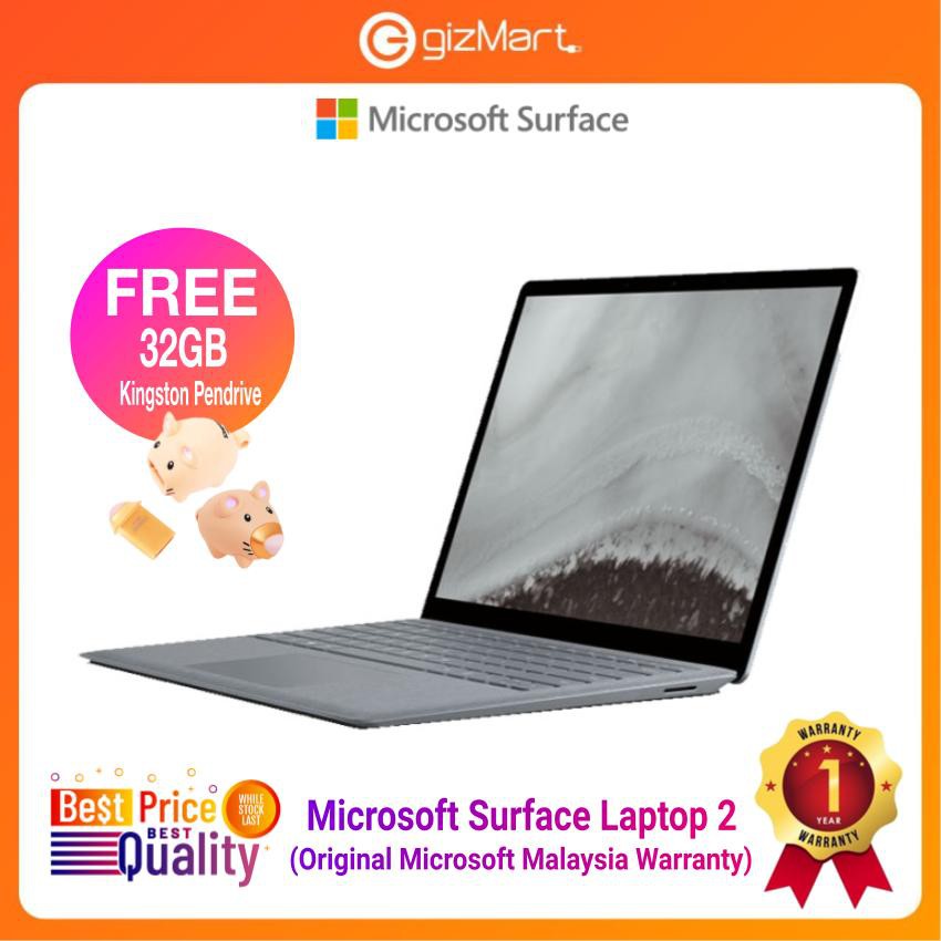 Microsoft Surface Laptop 2 13 5 Free Kingston 32gb Limited Edition Pendrive Shopee Malaysia