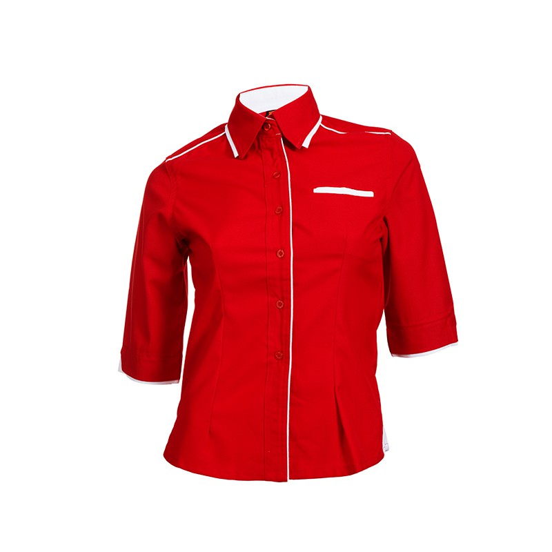 F1 Uniform Corporate Shirt Red White Shopee Malaysia