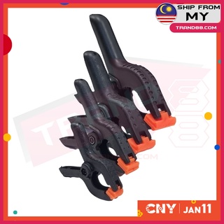 Trand88 A Clamp 2” 3” 4” 6” inch Spring Clips Woodworking Plastic Modeling Fish Tool Fixed Clip Clamps Stand Backdrop