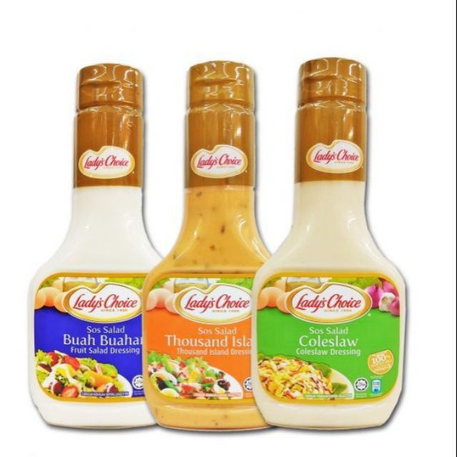 Lady’s Choice Salad 250ml(Fruits/Coleslaw/Thousand Island) Shopee